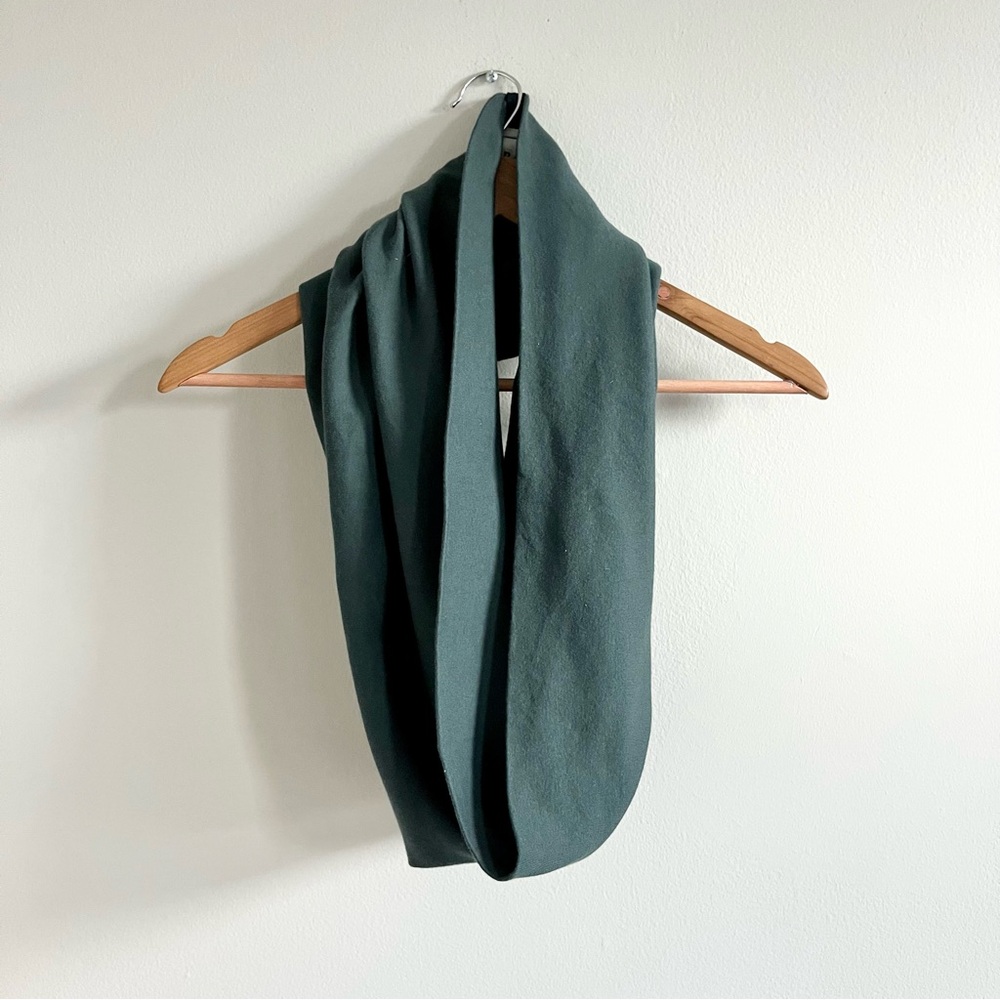 Alabama Chanin blue infinity scarf